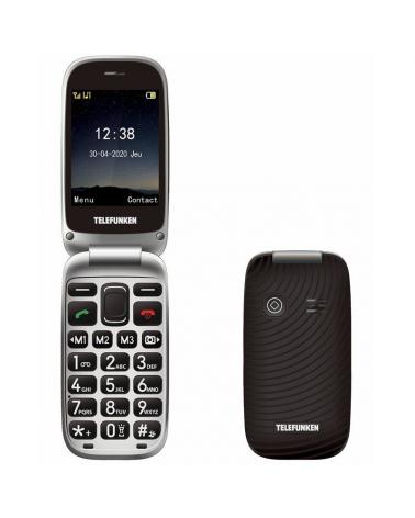 Teléfono Móvil Telefunken S540 para Personas Mayores/ Negro - Imagen 1