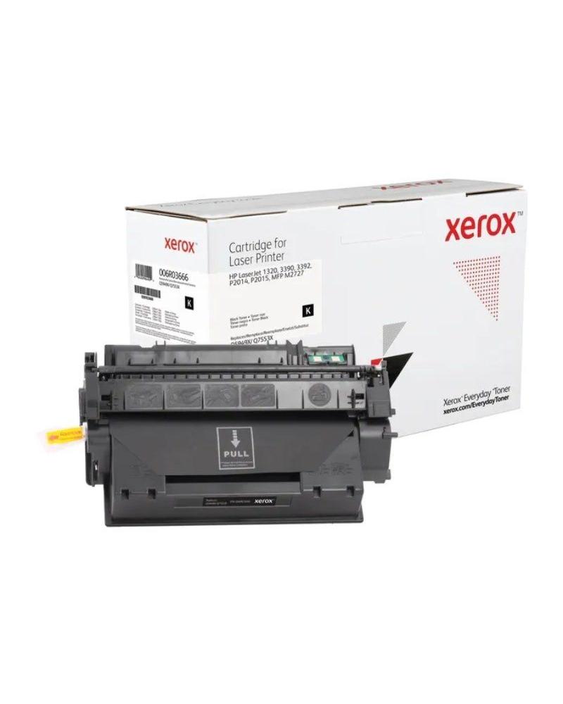 Tóner Xerox 006R03666 compatible con HP Q5949X/Q7553X/ 6000 páginas/ Negro - Imagen 1