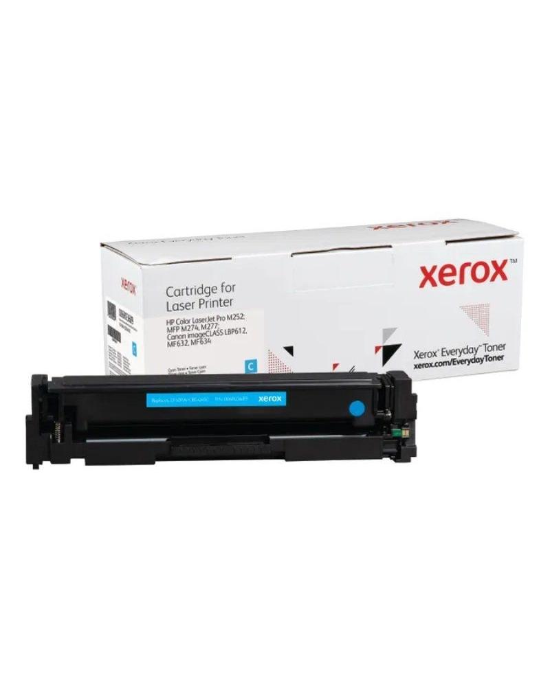 Tóner Xerox 006R03689 compatible con HP CF401A/CRG-045C/ 1400 páginas/ Cian - Imagen 1