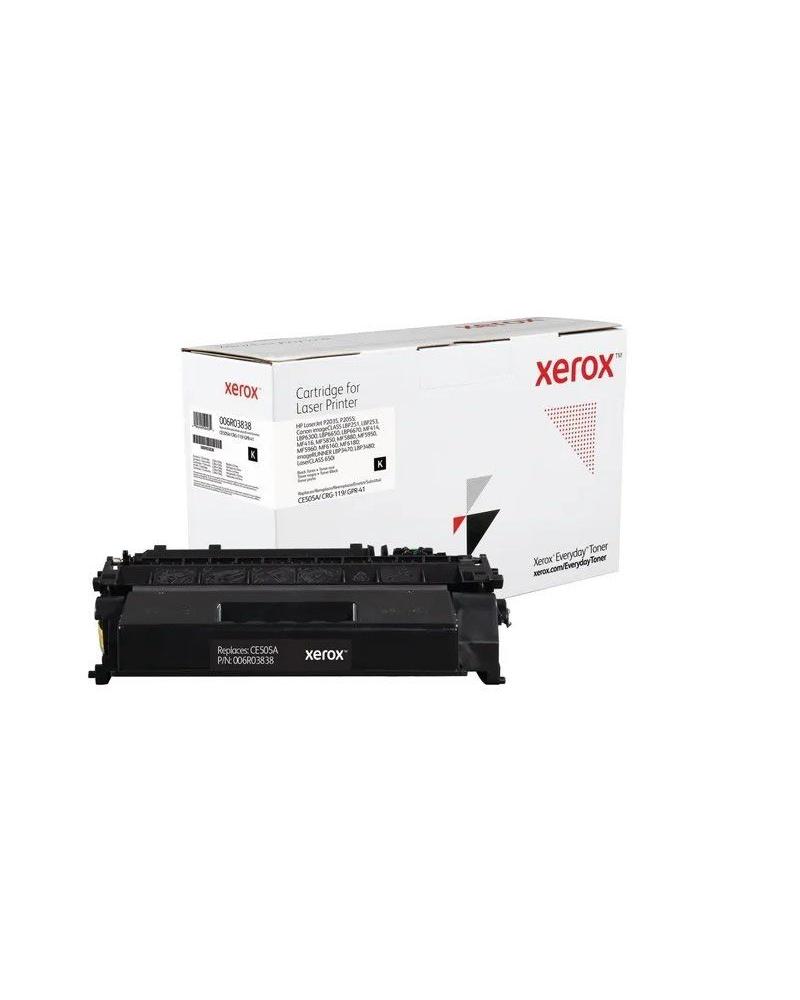 Tóner Xerox 006R03838 compatible con HP CE505A/ CRG-119/ GPR-41/ 2300 páginas/ Negro - Imagen 1