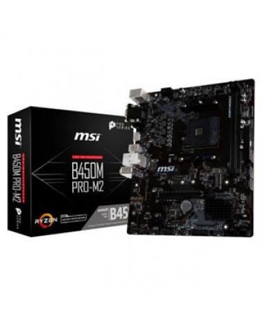 PLACA BASE MSI B450M PRO-M2 MAX AM4 DDR4 - Imagen 1