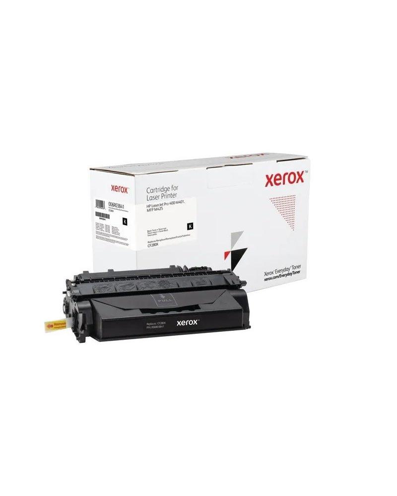 Tóner Xerox 006R03841 compatible con HP CF280X/ 6900 páginas/ Negro - Imagen 1