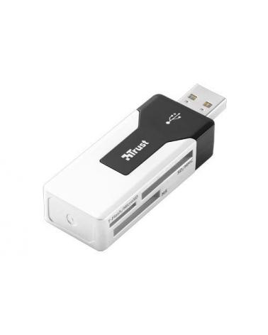 LECTOR DE TARJETAS EXTERNO TRUST CR-1350P USB 2.0 36 EN 1 FORMATO PEN SIZE -15298 - Imagen 1
