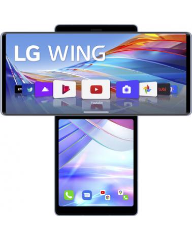 Smartphone LG Wing 8GB/ 128GB/ 6.8'+3.9'/ 5G/ Azul - Imagen 1