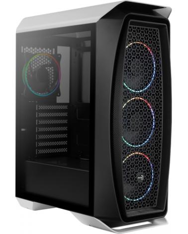 Caja Gaming Semitorre Aerocool Aero One Eclipse/ Blanca - Imagen 1