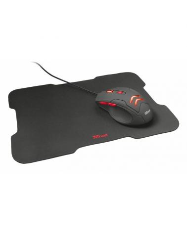 Pack Gaming Trust Gaming Ziva/ Ratón Óptico + Alfombrilla - Imagen 1