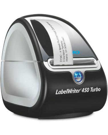 Impresora de Etiquetas Dymo LabelWriter 450 Turbo S0838820/ Térmica/ USB/ Negra y Gris - Imagen 1